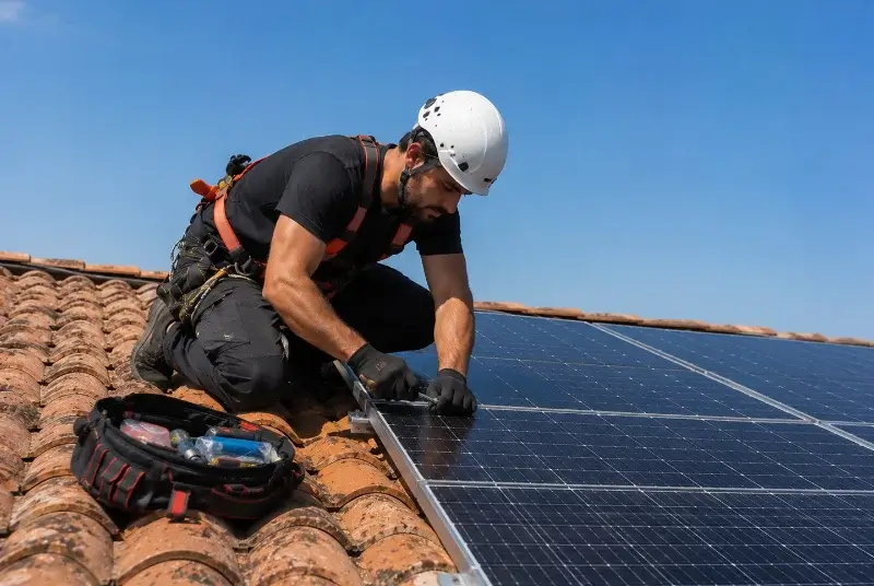 Maintenance et monitoring de panneaux solaires à Ambon