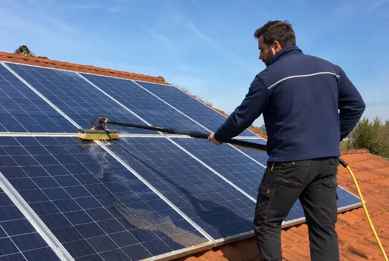 Nettoyage et entretien de panneaux solaires à Ambon